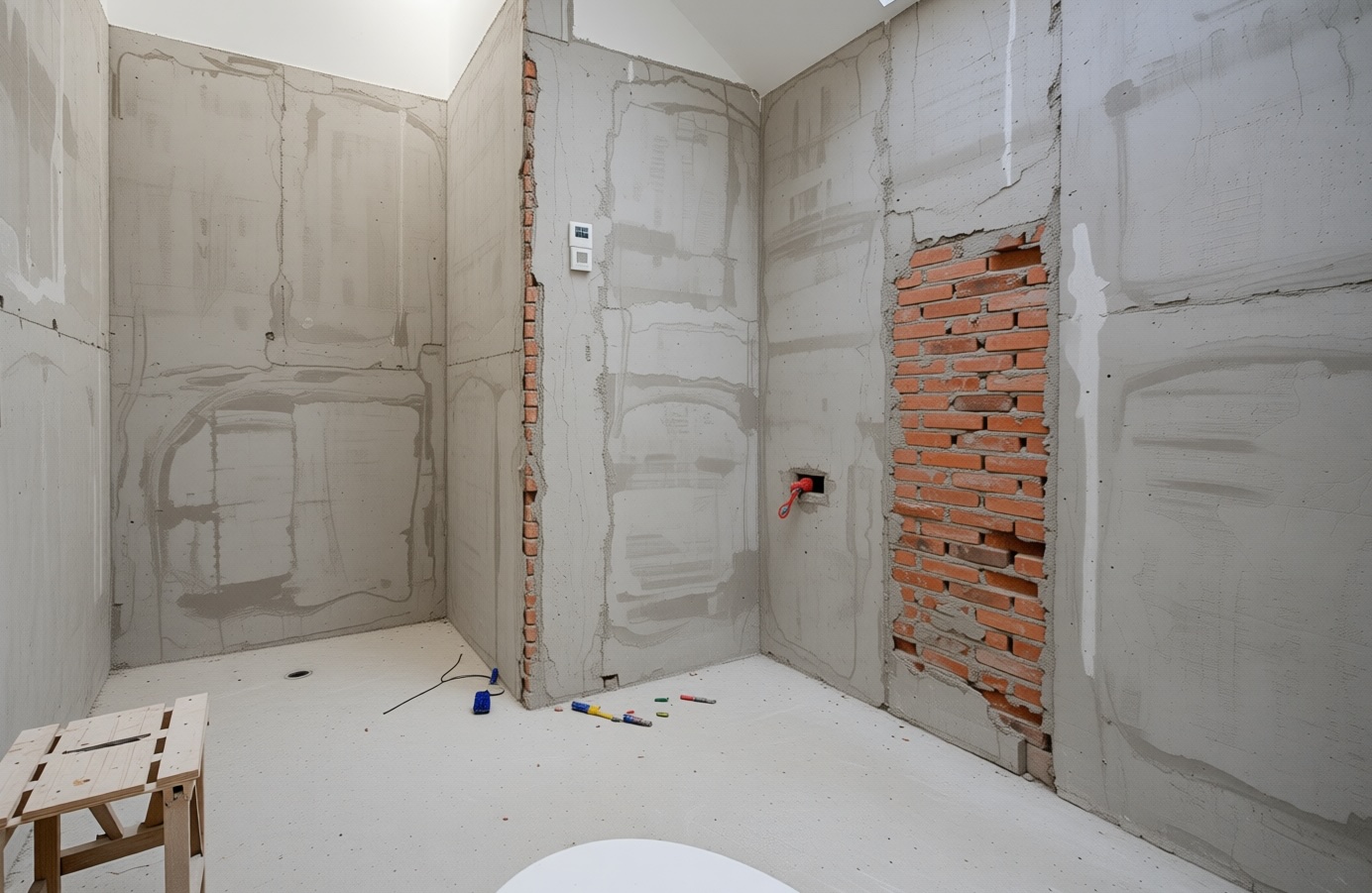 Санузел в квартире до